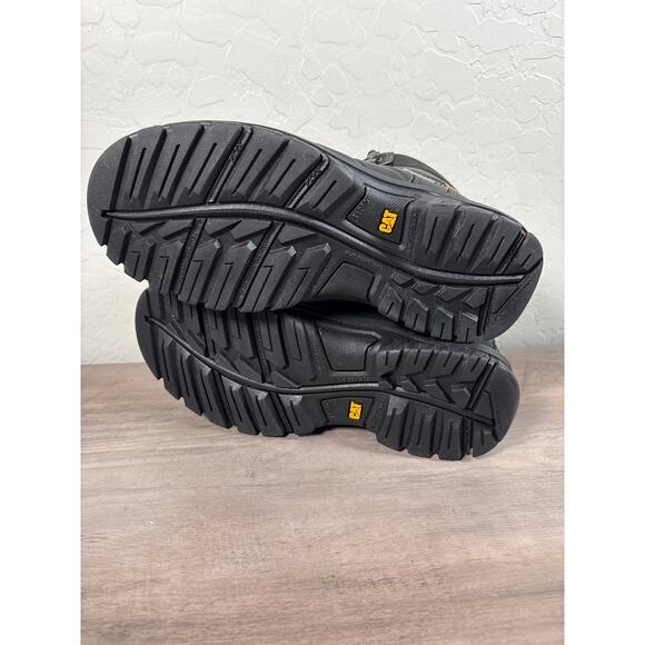 Caterpillar Men Threshold Waterproof Steel Toe Work Black Boot‎ Size 7.5 main image 4